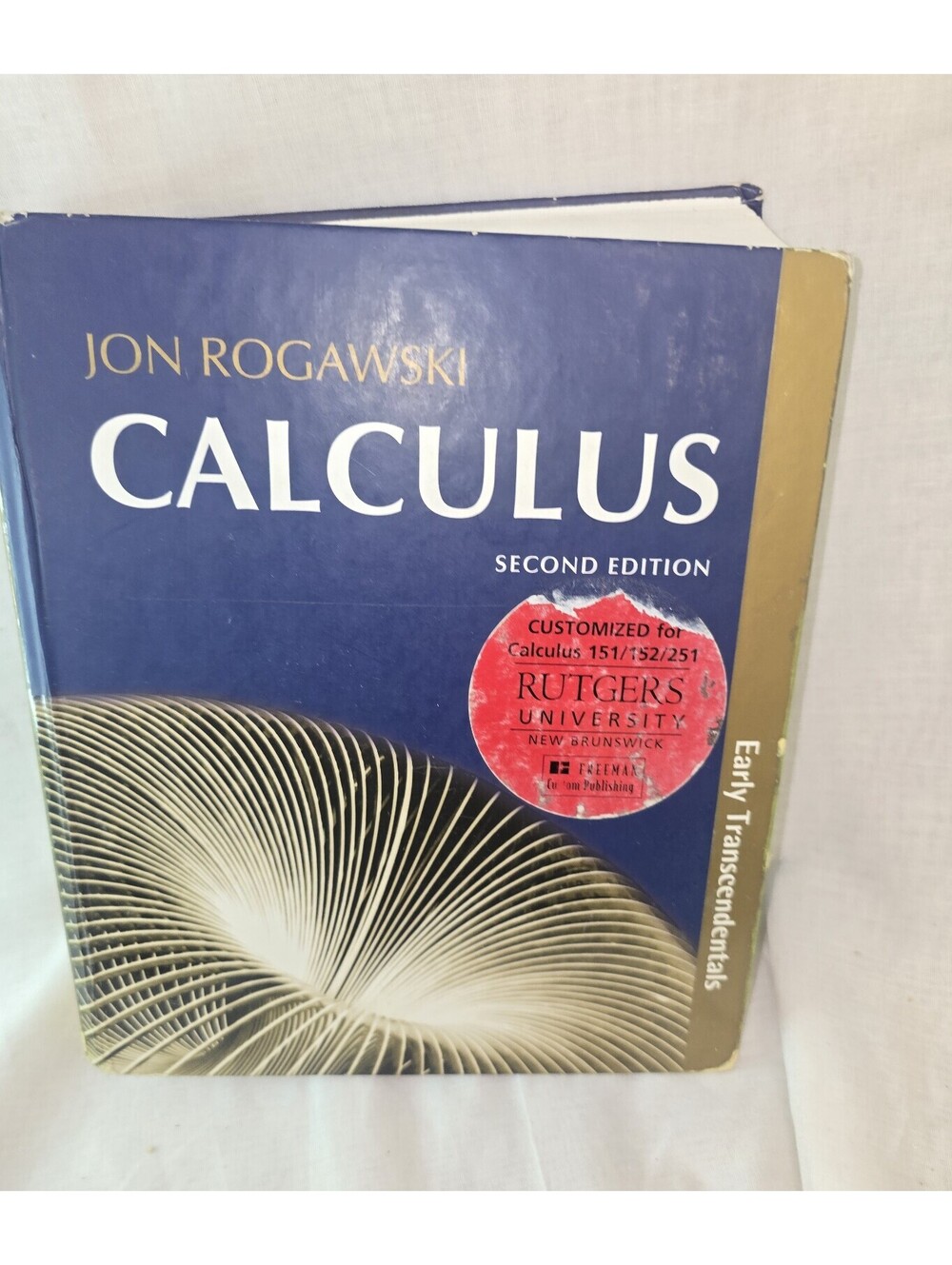 Calculus Early Transcendentals 2nd Edition Rogawski Rutgers University Hardcover